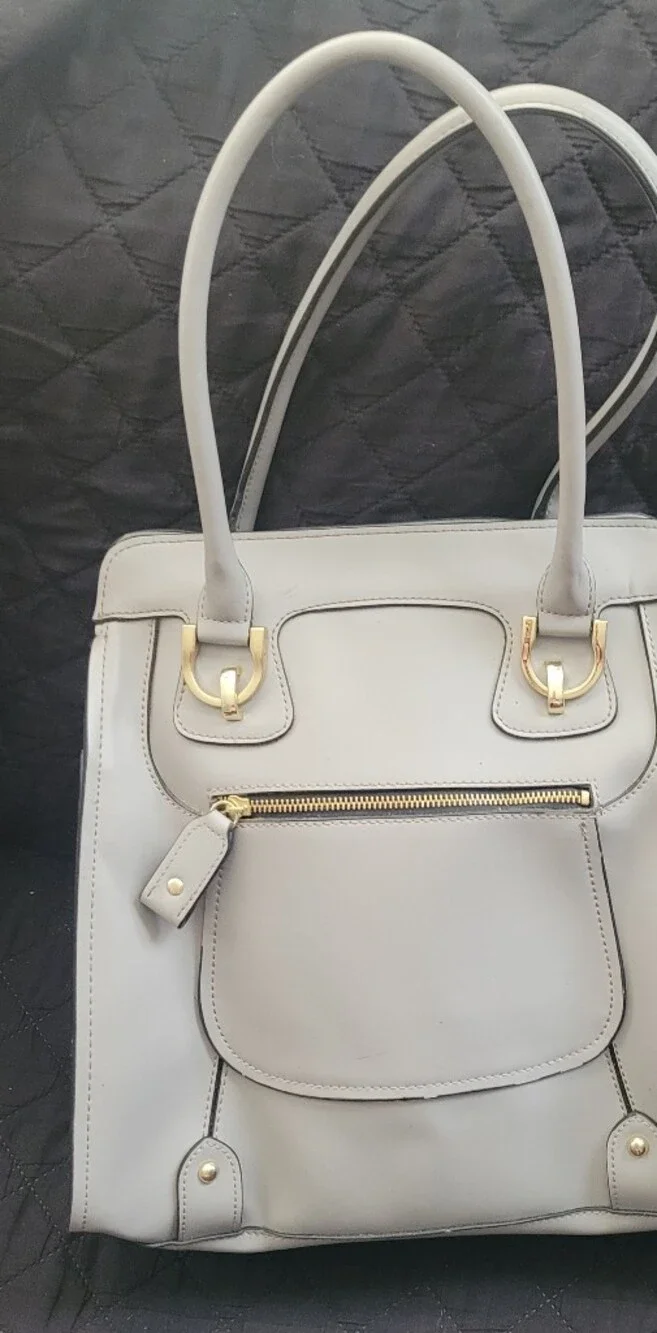 London Fog Kingsbridge Gray Tote